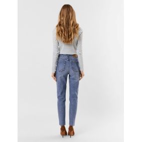 Jean taille haute coupe droite