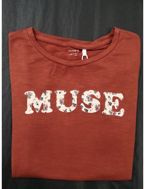 Tee-shirt à insciption Muse