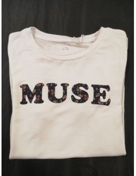 Tee-shirt à insciption Muse