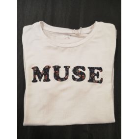 Tee-shirt à insciption Muse