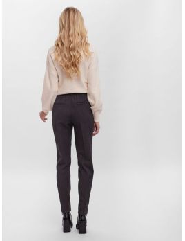 Pantalon taille mi haute