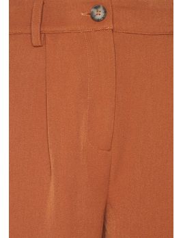 Pantalon carotte terracotta