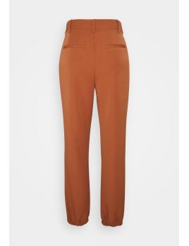 Pantalon carotte terracotta