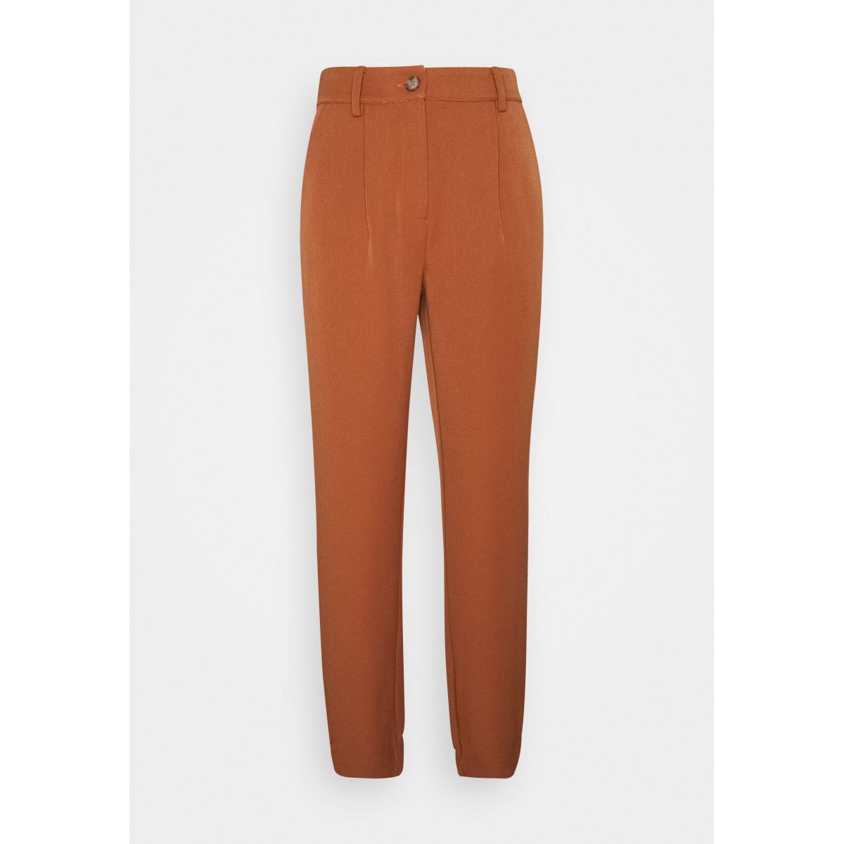 Pantalon carotte terracotta