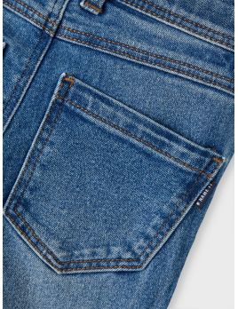 Jeans slim taille ajustable