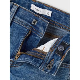 Jeans slim taille ajustable