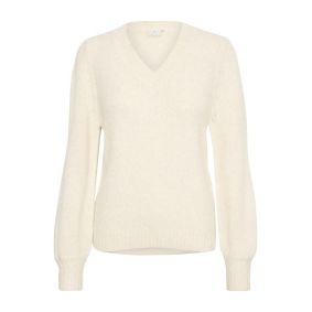 Pull en maille encolure en V