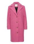 Manteau long rose