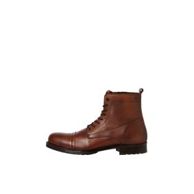 Bottines en cuir marron clair