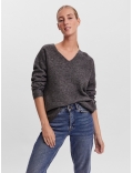 PULL FEMME COL EN V