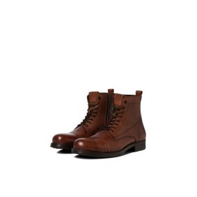 Bottines en cuir marron clair