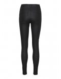 PANTALON FEMME SIMILI ENDUIT SKINNY NOIR