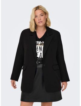 Blazer noir oversize curve