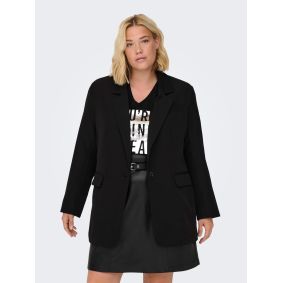 Blazer noir oversize curve