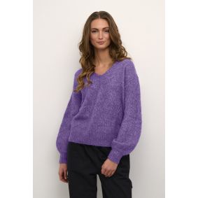 Pull en laine encolure en V