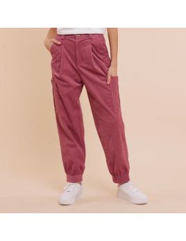 Pantalon cargo en velours