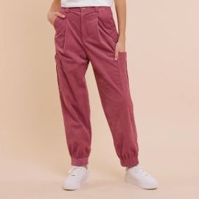 Pantalon cargo en velours