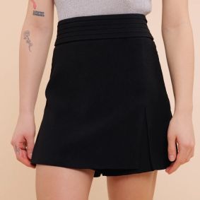 Jupe-short taille haute