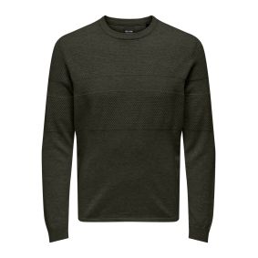 Pull en maille col rond