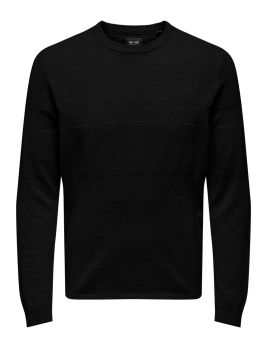 Pull en maille col rond