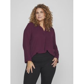 Blouse fluide bordeaux