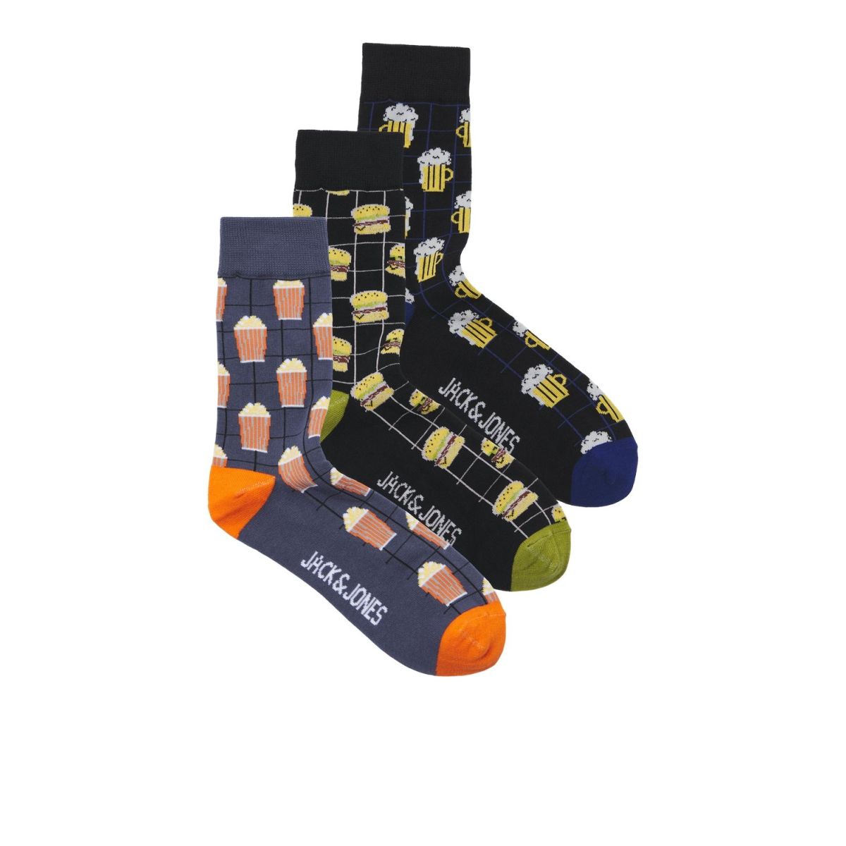 Pack chaussettes homme à motifs