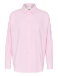 Chemise oversize rose clair