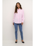 Chemise oversize rose clair