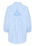 Chemise oversize à fines rayures