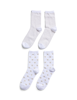 Lot de deux paires de chaussettes