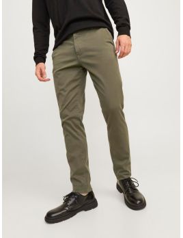 chino homme kaki