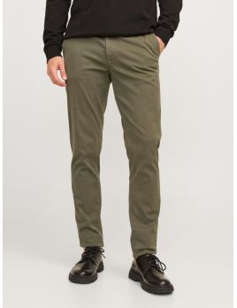 chino homme kaki