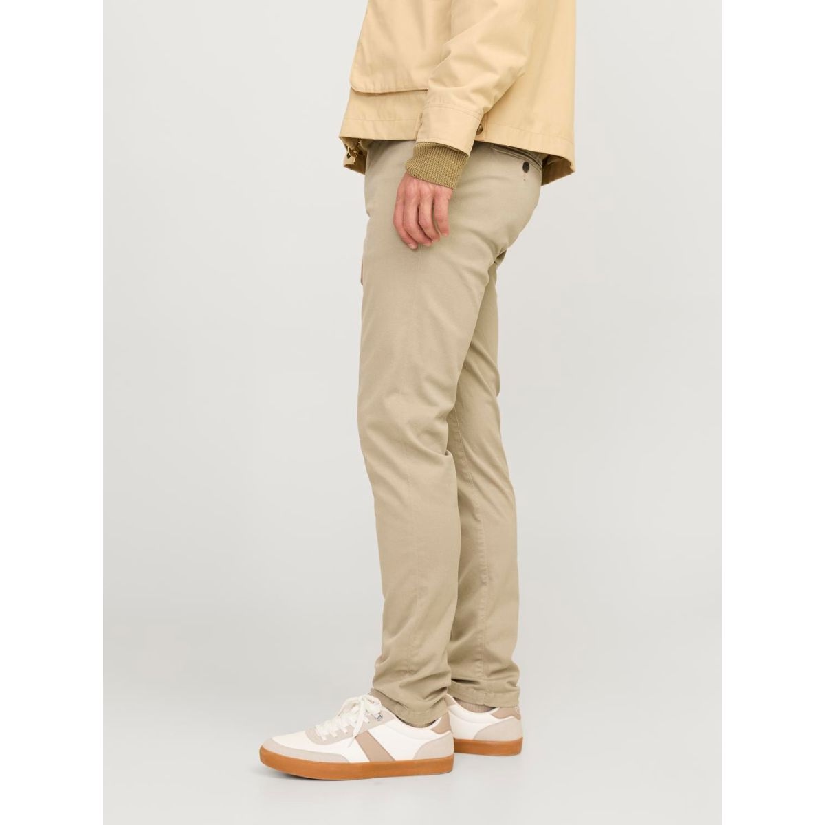 Pantalon chino homme beige