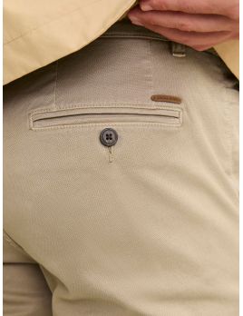 Pantalon chino homme beige