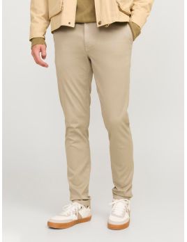 Pantalon chino homme beige