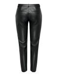 Pantalon en simili cuir noir