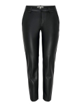 Pantalon en simili cuir noir