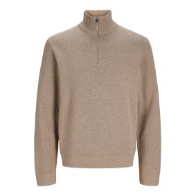 Pull en maille col montant