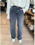 Jeans gris wide legs