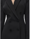 Robe noir style blazer