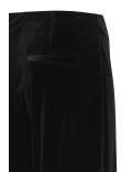 Pantalon noir effet velvet