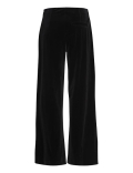 Pantalon noir effet velvet