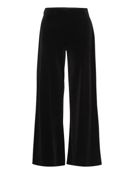 Pantalon noir effet velvet