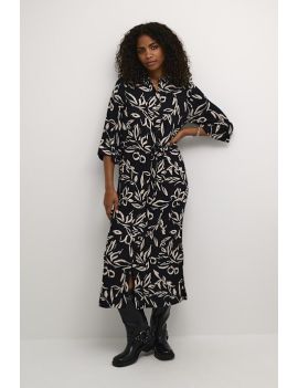 Robe longue imprimée