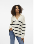 Pull en maille à rayures