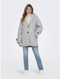 Manteau bouclette gris