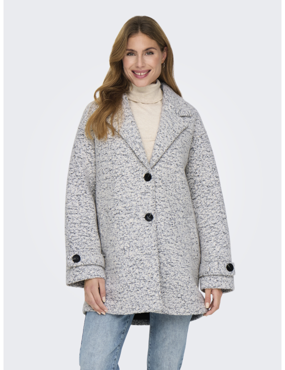 Manteau bouclette gris