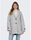 Manteau bouclette gris