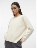 Pull en maille col rond