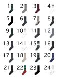 Calendrier de l'avent chaussettes de Noel